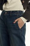 Thumbnail View 4: The Lonnie Cuffed High-Rise Crop Jeans by Pilcro