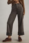 Thumbnail View 2: The Lonnie Cuffed High-Rise Crop Jeans by Pilcro