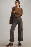 Thumbnail View 1: The Lonnie Cuffed High-Rise Crop Jeans by Pilcro