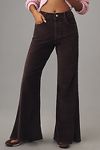 Thumbnail View 2: The Adi Mid-Rise Frayed Relaxed Flare Jeans by Pilcro: Corduroy Edition