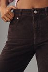 Thumbnail View 4: The Adi Mid-Rise Frayed Relaxed Flare Jeans by Pilcro: Corduroy Edition