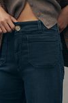 Thumbnail View 4: Die Colette Cropped High-Rise Wide-Leg Jeans von Maeve: Jeanius Knit Edition