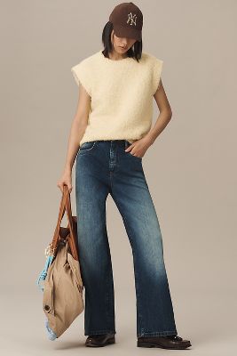 Pilcro Slouchy High-Rise Wide-Leg Jeans