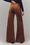 Thumbnail View 5: The Adi Mid-Rise Frayed Relaxed Flare Jeans by Pilcro: Velvet Edition