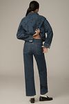 Thumbnail View 3: The Annie High-Rise Straight-Leg Jeans by Pilcro: Embellished Edition