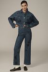 Thumbnail View 1: The Annie High-Rise Straight-Leg Jeans by Pilcro: Embellished Edition