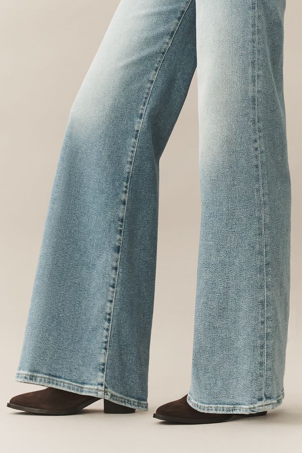 Slide View: 3: 7 For All Mankind Jo Ultra High-Rise Wide-Leg Jeans