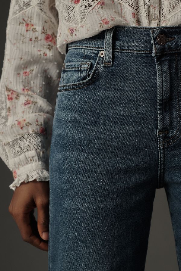 Slide View: 3: 7 For All Mankind Alexa High-Rise Crop Wide-Leg Jeans