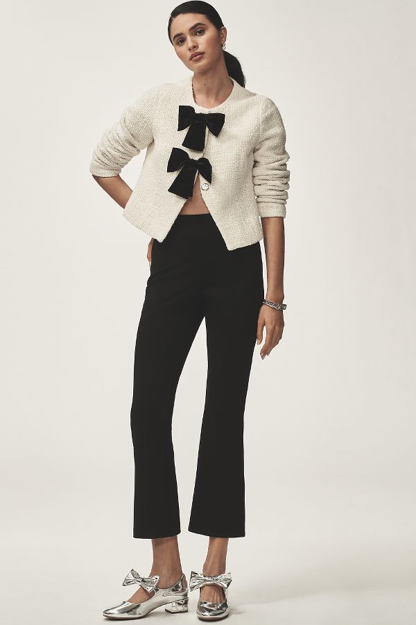 Slide View: 1: AG Salma Ponte Kick-Flare Pants