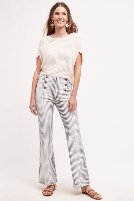 striped sailor pants