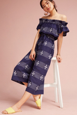 off the shoulder jumpsuit petite