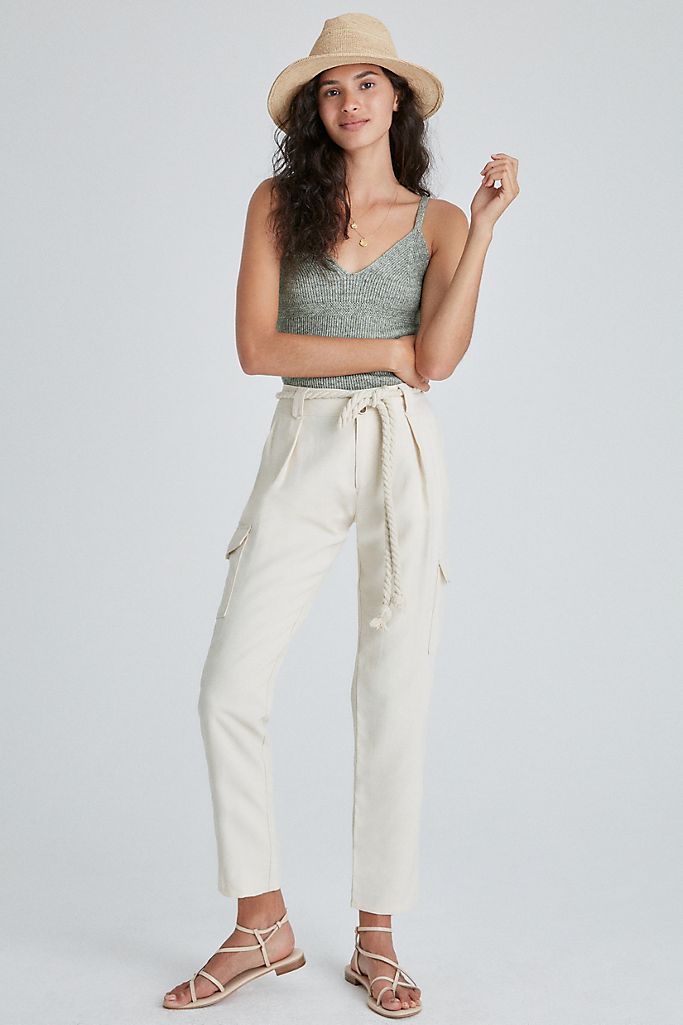 Paige Becca Tapered Cargo Pants | Anthropologie