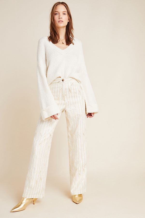 Slide View: 1: Kelyn Striped Trousers
