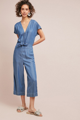 splendid jumpsuit chambray