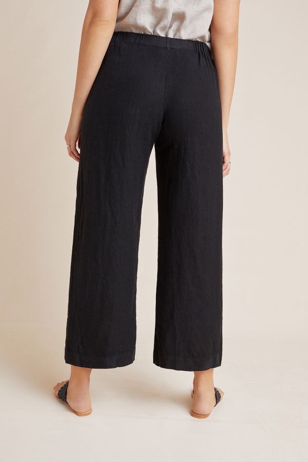 Lola Wide-leg Linen Trousers 