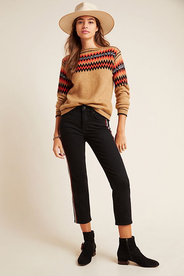 Slide View: 1: Darria Striped Trousers
