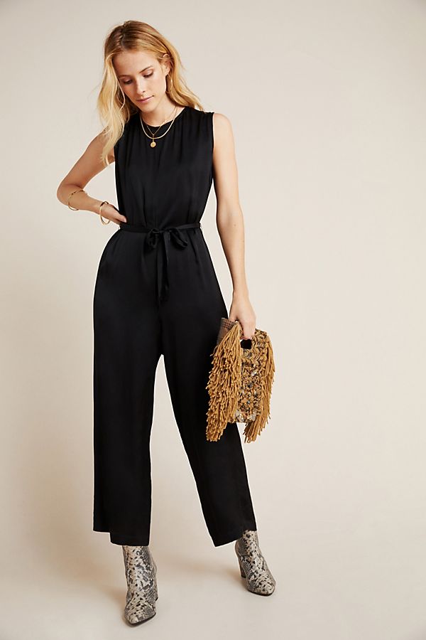 Slide View: 1: Ivy Satin Jumpsuit