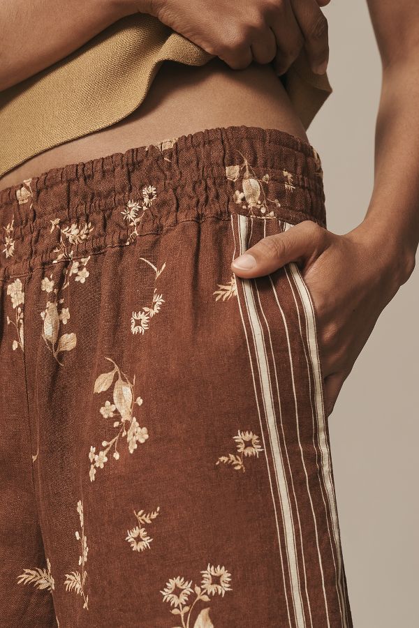 Slide View: 4: The Somerset Pull-on Pants: Printed Linen Edition