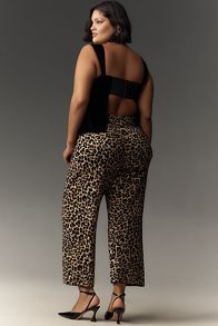 Slide View: 7: The Colette Cropped Wide-Leg Pants by Maeve: Sweater Edition