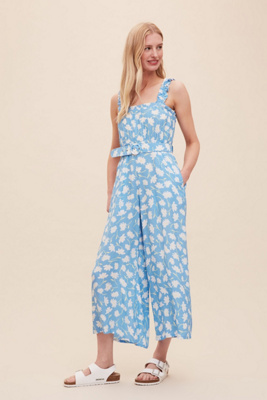 faithfull the brand blue jumpsuit