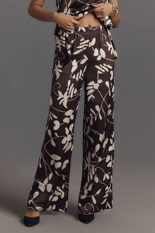 Slide View: 2: Faithfull Chambien Satin Pants