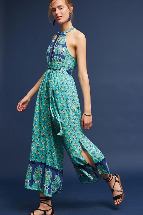 Plenty by Tracy Reese Paisley Halter Jumpsuit | Anthropologie