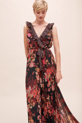 anthropologie floral jumpsuit