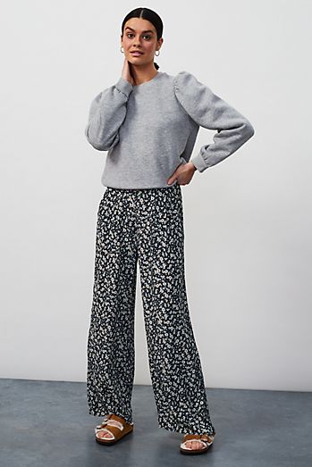 Wide-Leg Trousers | Palazzo Trousers | Anthropologie UK