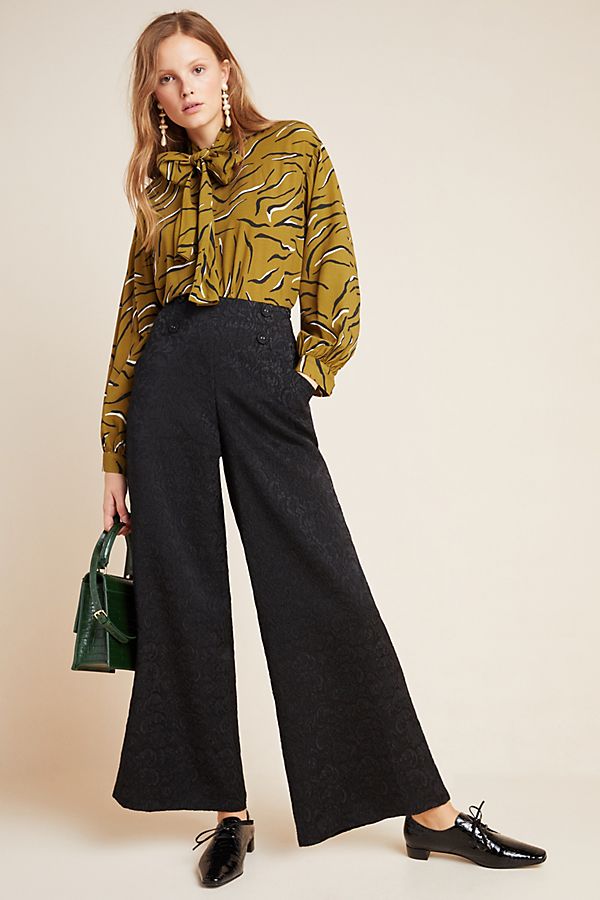 Slide View: 1: Jeunie Jacquard Trousers