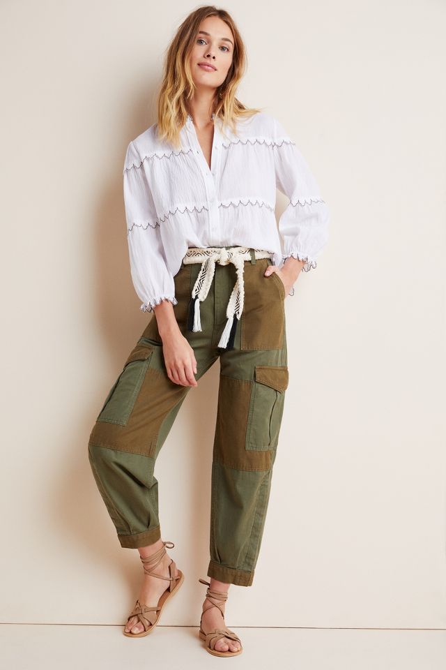 Citizens of Humanity Colorblocked Cargo Pants | Anthropologie