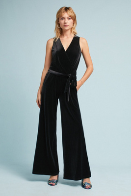anthropologie black jumpsuit