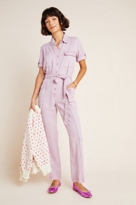 utility jumpsuit pink