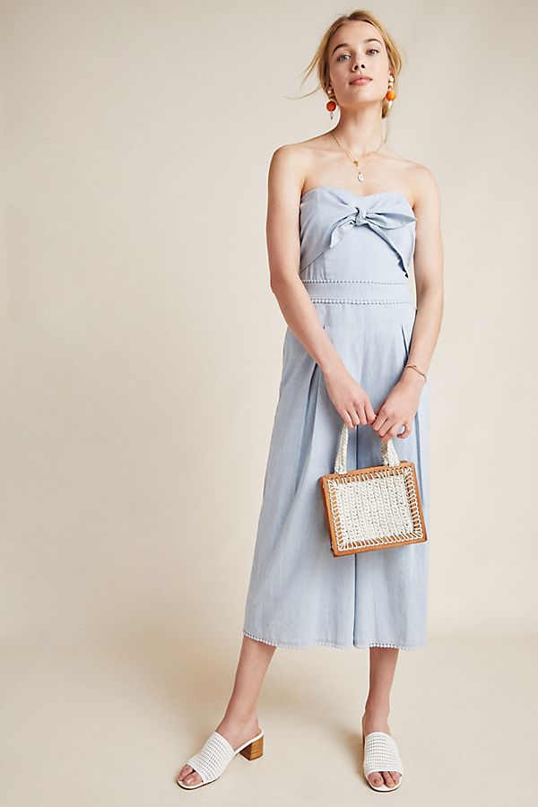 Slide View: 1: Jackie Strapless Jumpsuit