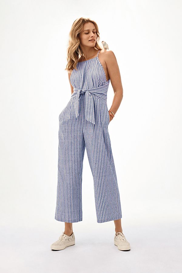 Slide View: 1: Chilmark Linen Jumpsuit