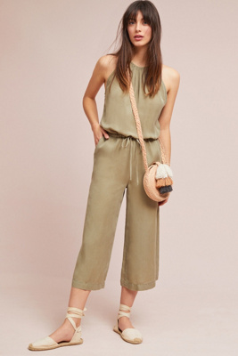 anthropologie cloth and stone jumpsuit