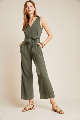 anthropologie cloth and stone jumpsuit