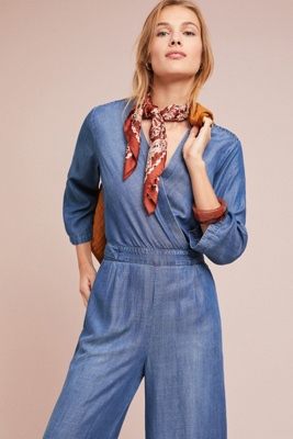 cloth and stone chambray jumpsuit