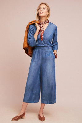 anthropologie cloth and stone jumpsuit