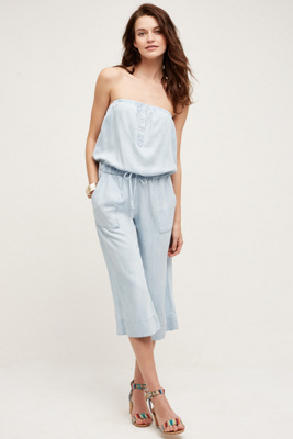 cloth and stone strapless jumpsuit