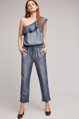 cloth and stone denim jumpsuit