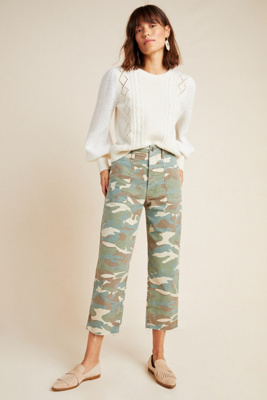 mother denim camo pants