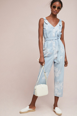 pilcro denim jumpsuit