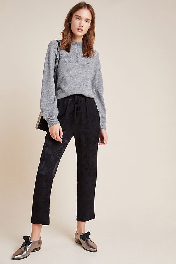 Slide View: 1: Georgia Jacquard Trousers