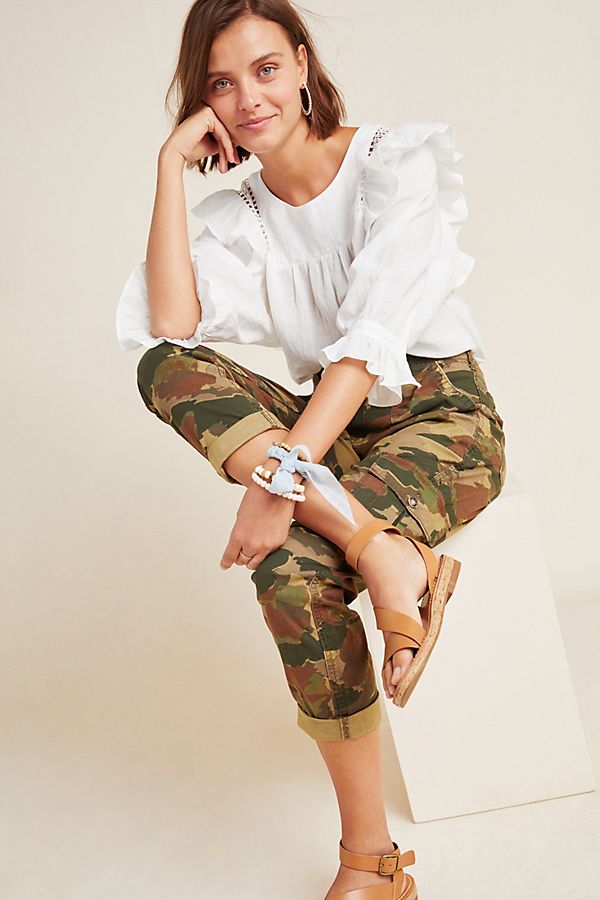 Slide View: 1: Nieves Relaxed Cargo Pants