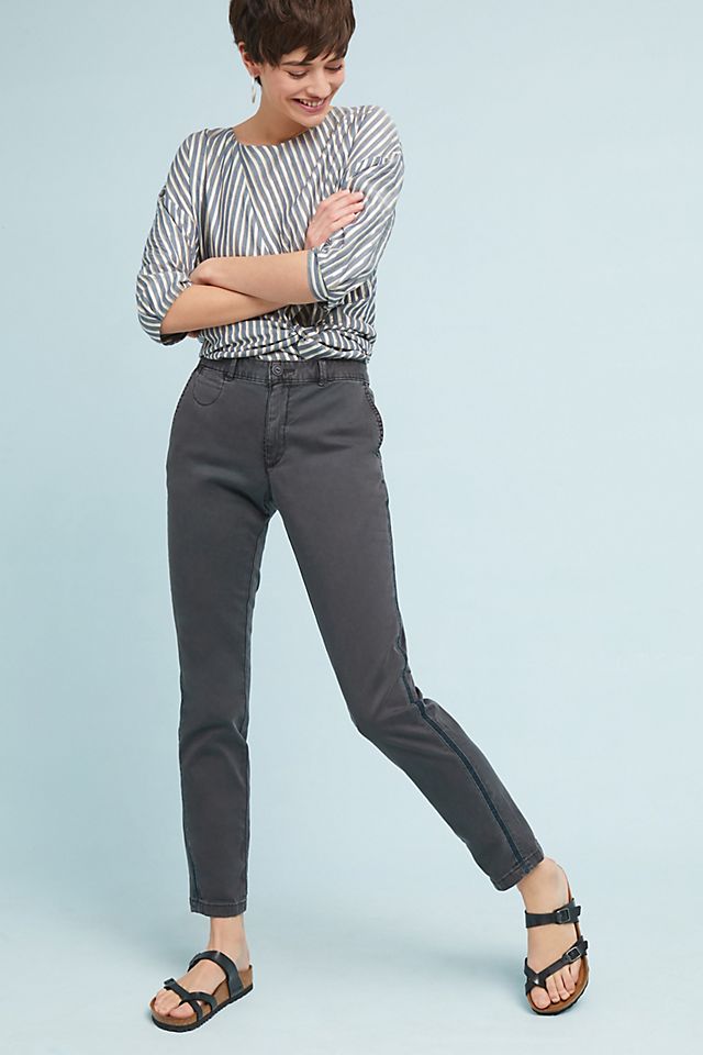 Striped Chino Trousers | Anthropologie