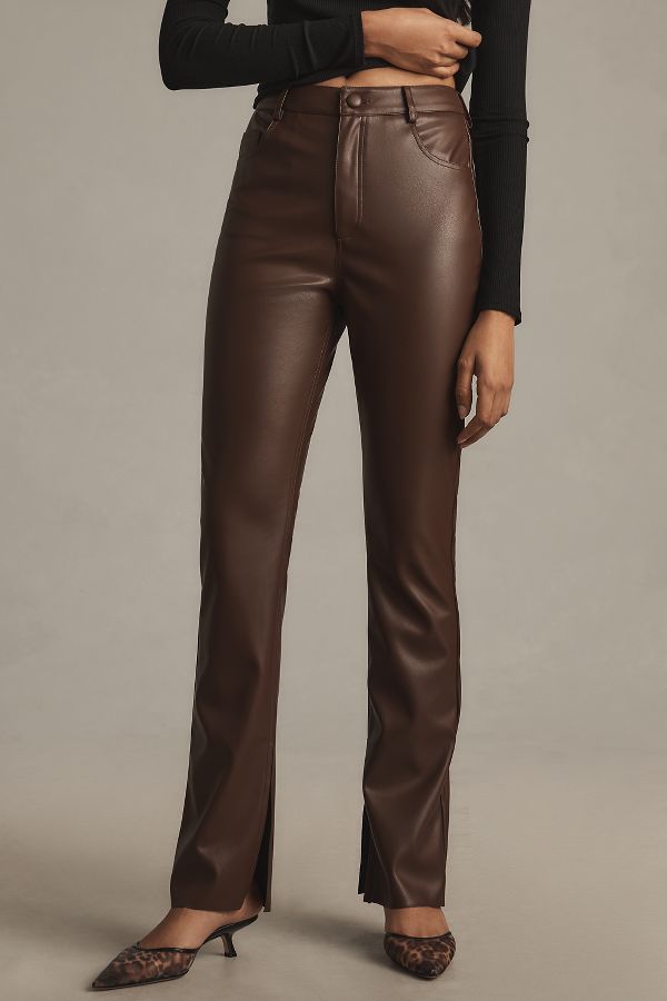 Slide View: 2: 4SI3NNA Zeida Faux-Leather Pants