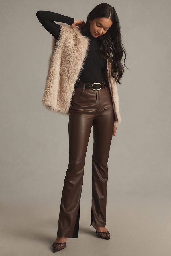 Slide View: 1: 4SI3NNA Zeida Faux-Leather Pants