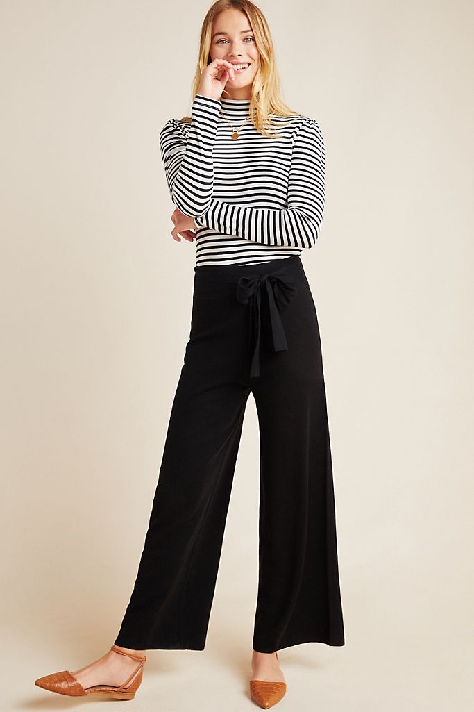 Linette Cropped Knit Pants | Anthropologie