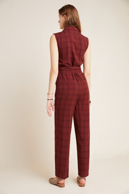 jumpsuit plaid