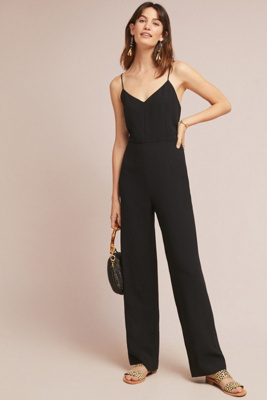 anthropologie black jumpsuit